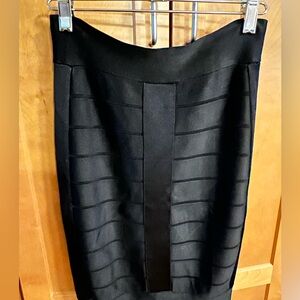 French Connection Black Pencil Skirt
